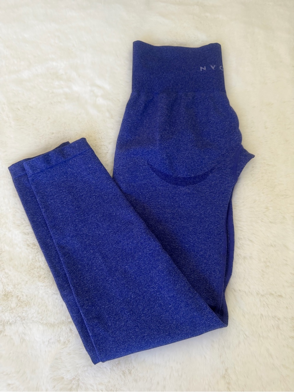NVGTN High-Waist Athletic Leggings - Deep Blue
